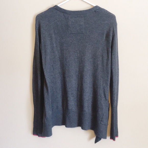 Hollister | Grey Ruffled Cardigan - Picture 2 of 3